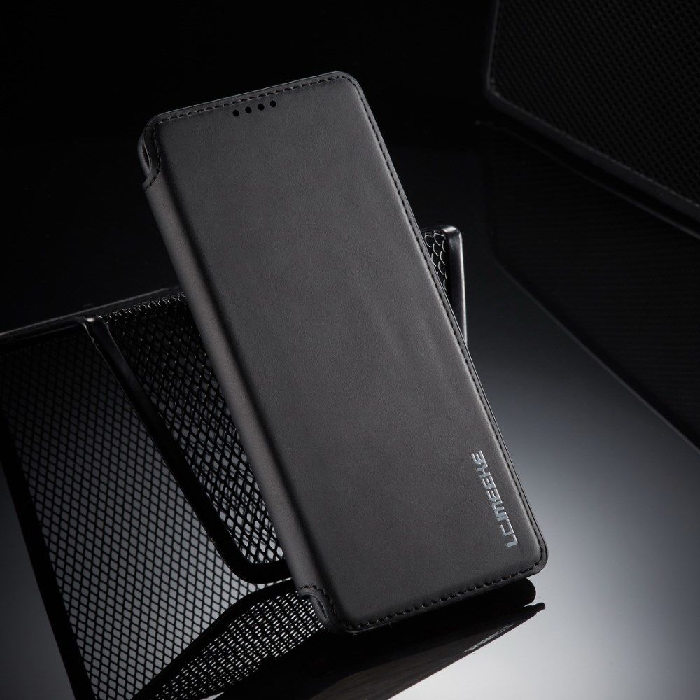 Samsung Galaxy A51 Hoesje Vintage Bookcase met Kaarthouder Zwart afbeelding 15