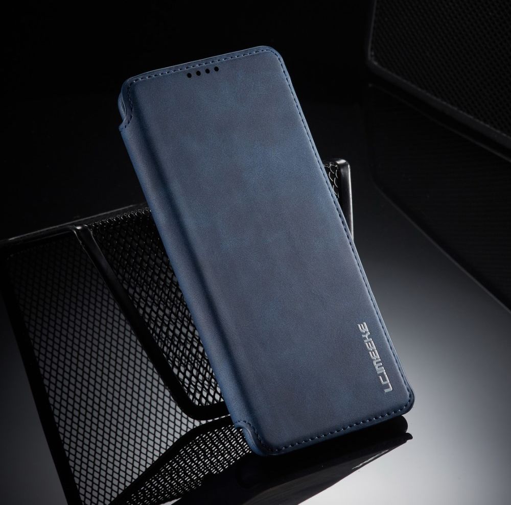 Samsung Galaxy A51 Hoesje Vintage Bookcase met Kaarthouder Blauw afbeelding 14