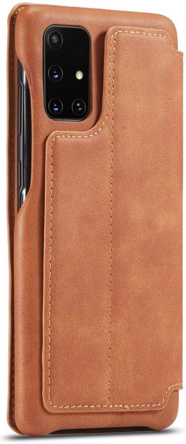Samsung Galaxy A51 Hoesje Vintage Bookcase met Kaarthouder Bruin afbeelding 2