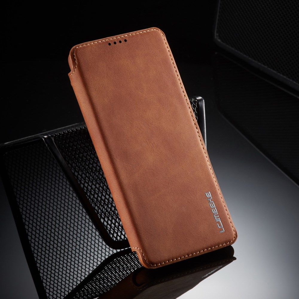 Samsung Galaxy A51 Hoesje Vintage Bookcase met Kaarthouder Bruin afbeelding 11