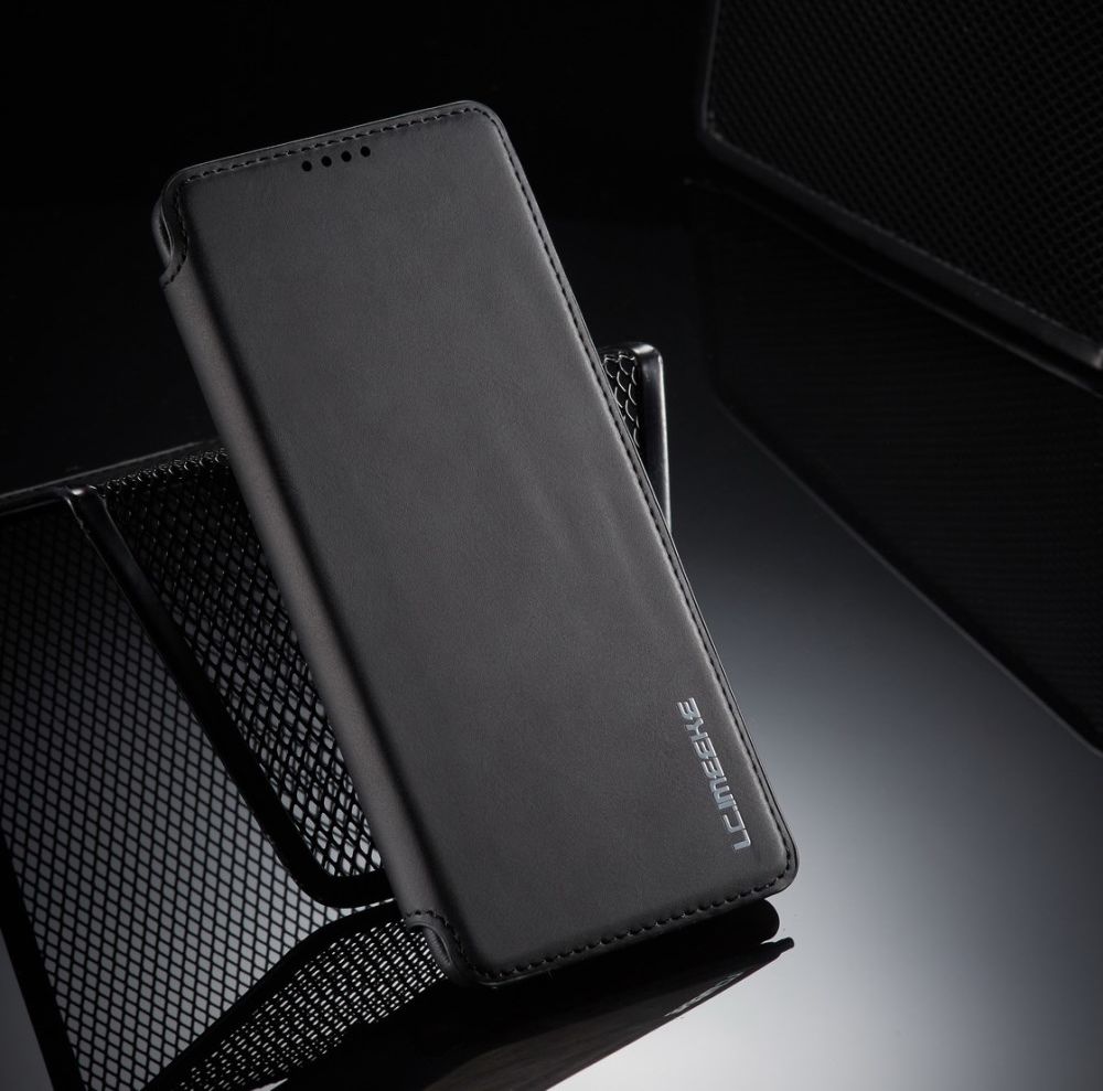 Samsung Galaxy A71 Hoesje Vintage Bookcase met Kaarthouder Zwart afbeelding 14