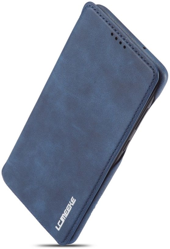 Samsung Galaxy A71 Hoesje Vintage Bookcase met Kaarthouder Blauw afbeelding 8