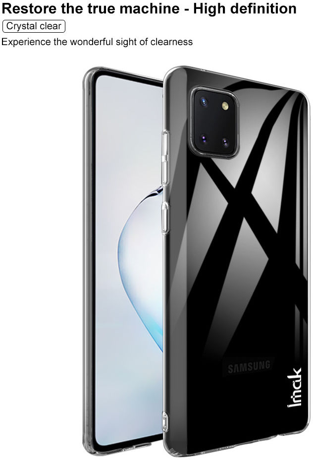 IMAK Crystal II Pro Samsung Note 10 Lite Hoesje met Screenprotector afbeelding 11