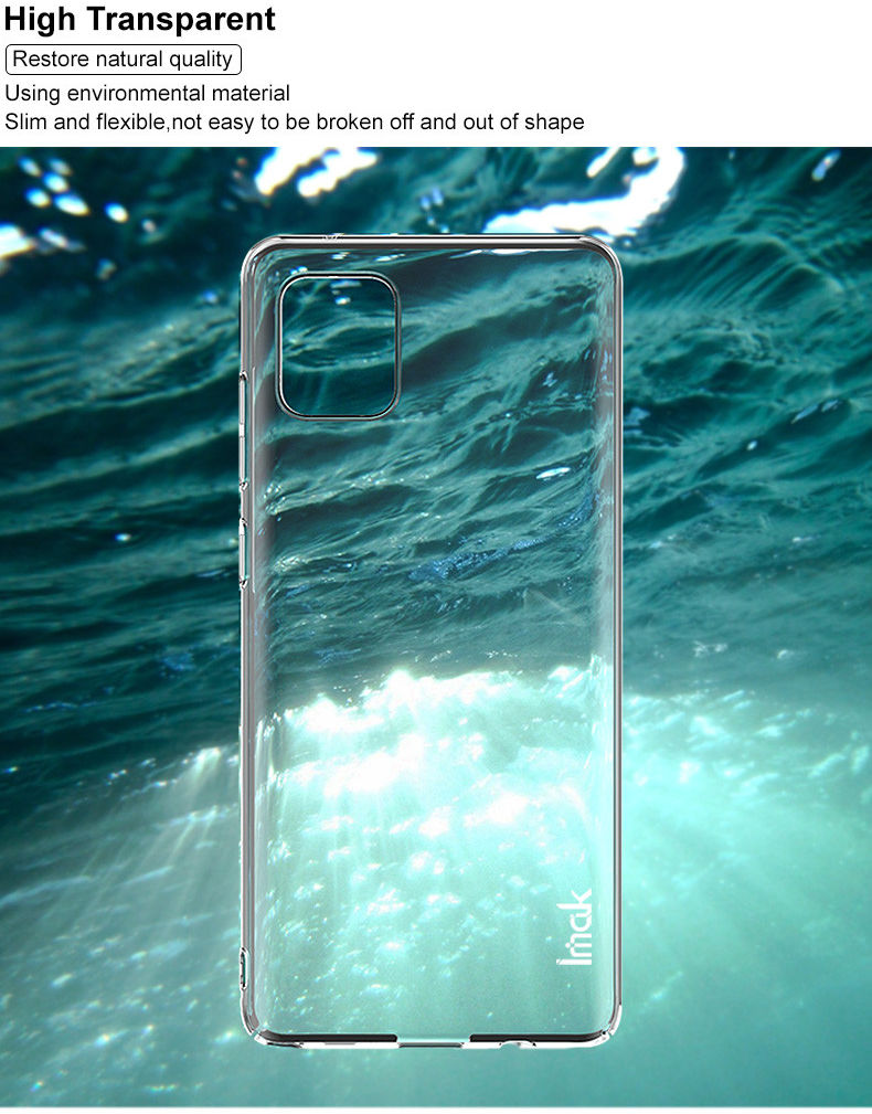 IMAK Crystal II Pro Samsung Note 10 Lite Hoesje met Screenprotector afbeelding 13