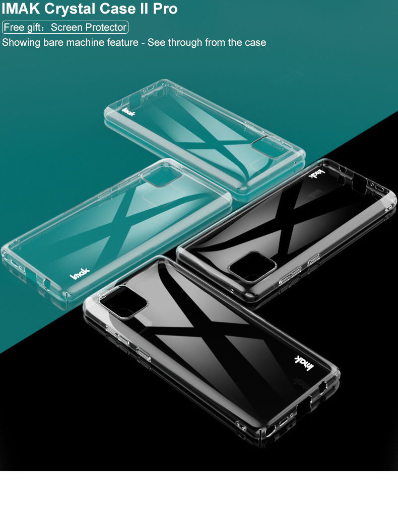 IMAK Crystal II Pro Samsung Note 10 Lite Hoesje met Screenprotector afbeelding 14