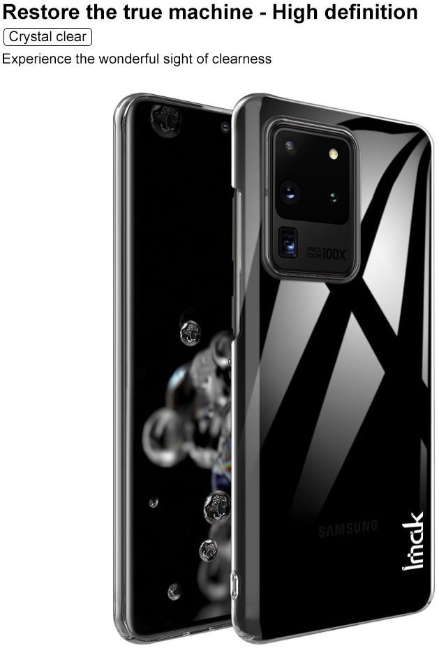 IMAK Crystal II Pro Samsung S20 Ultra Hoesje met Screenprotector afbeelding 11