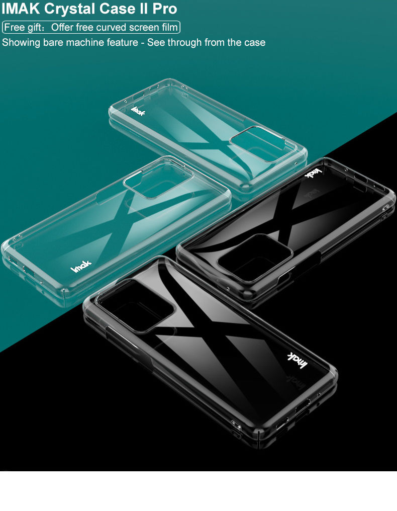 IMAK Crystal II Pro Samsung S20 Ultra Hoesje met Screenprotector afbeelding 14