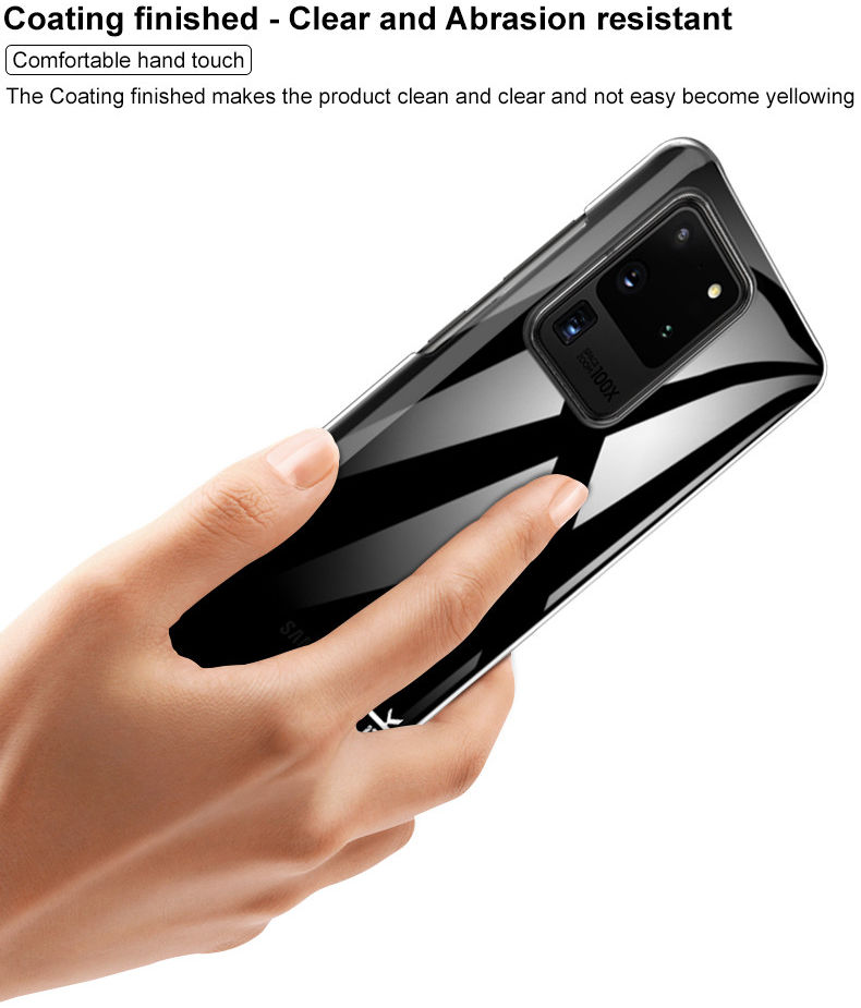 IMAK Crystal II Pro Samsung S20 Ultra Hoesje met Screenprotector afbeelding 7
