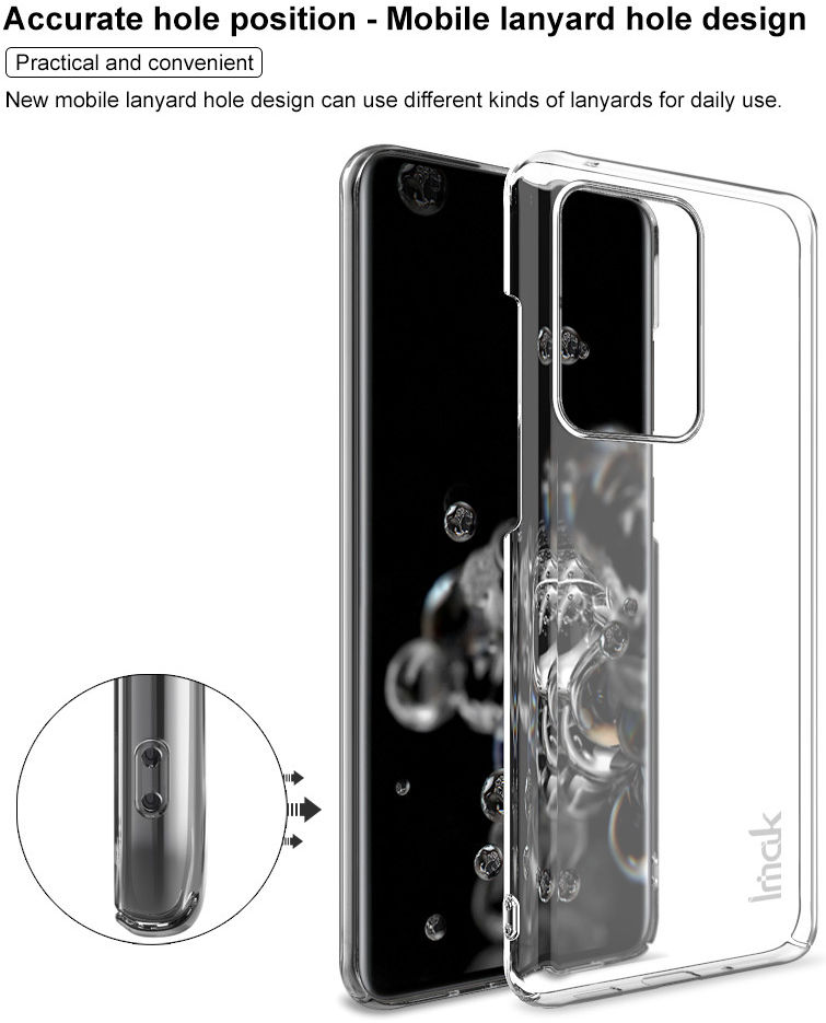 IMAK Crystal II Pro Samsung S20 Ultra Hoesje met Screenprotector afbeelding 8