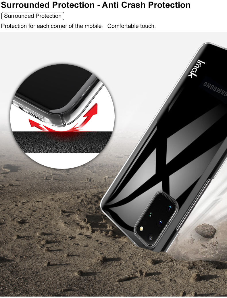 IMAK Crystal II Pro Samsung Galaxy S20 Plus Hoesje met Screenprotector afbeelding 12