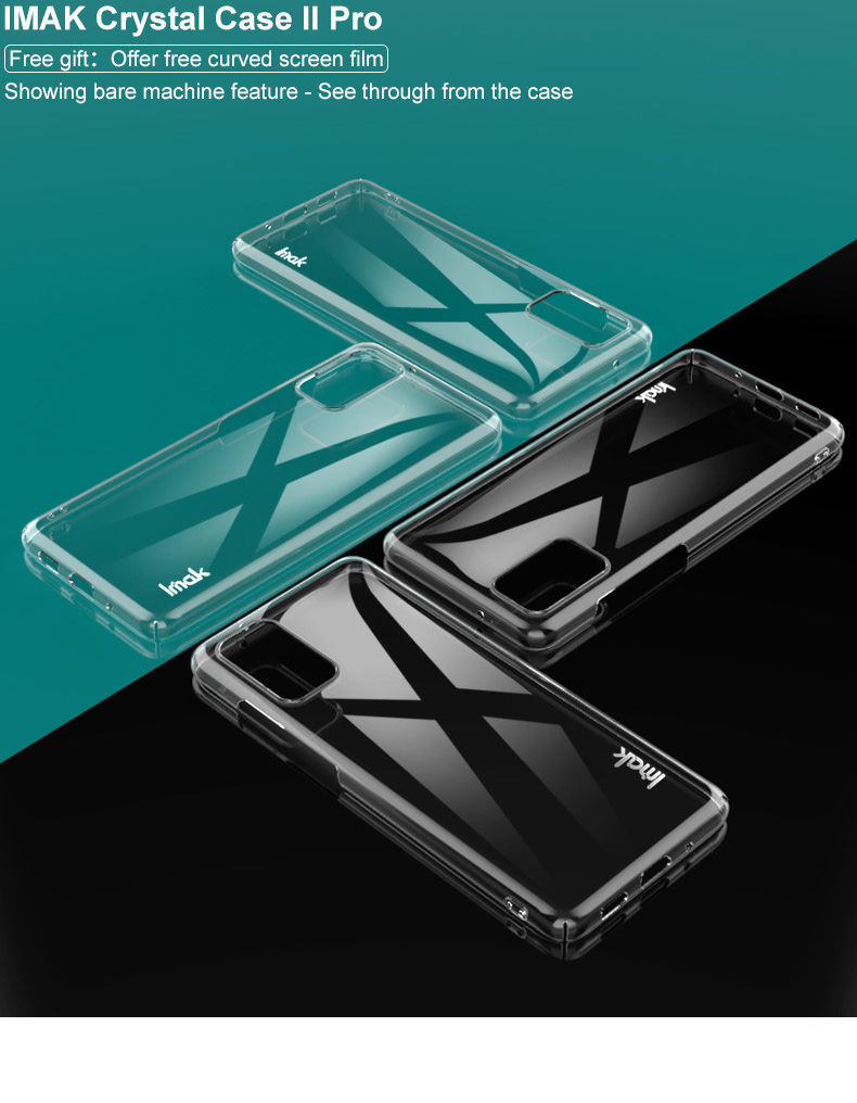 IMAK Crystal II Pro Samsung Galaxy S20 Plus Hoesje met Screenprotector afbeelding 14