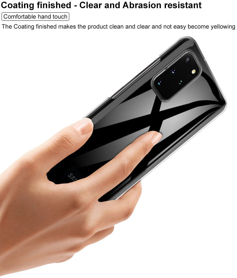 IMAK Crystal II Pro Samsung Galaxy S20 Plus Hoesje met Screenprotector afbeelding 7