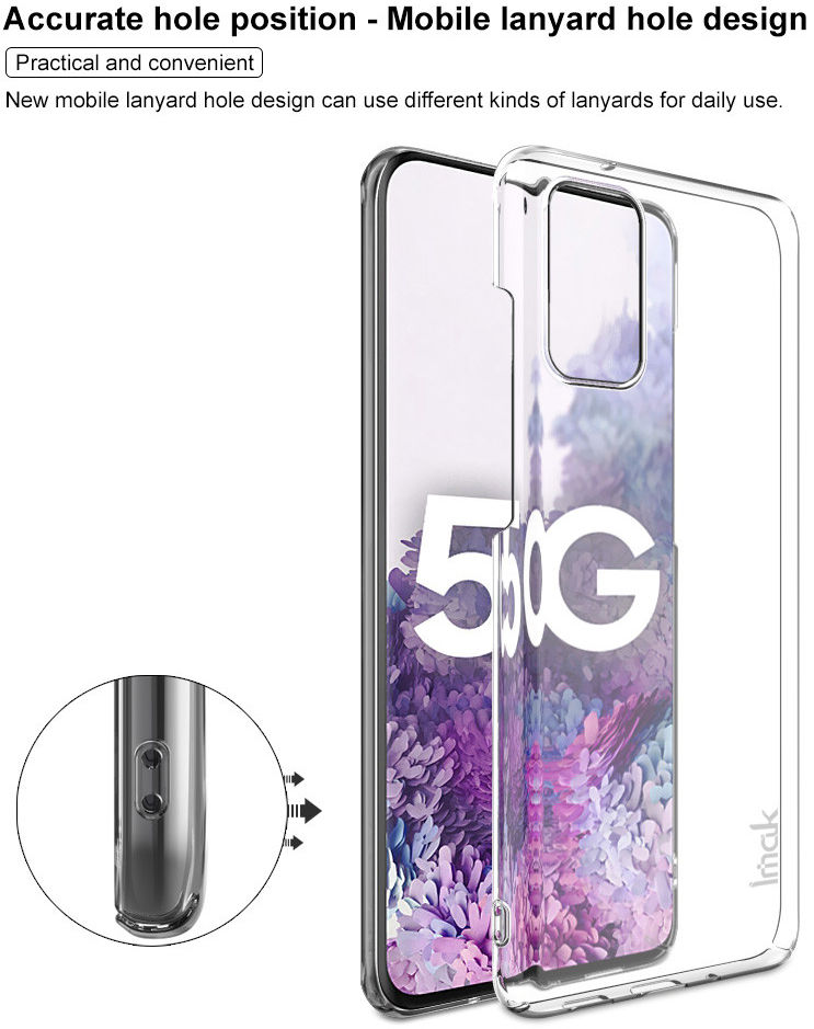 IMAK Crystal II Pro Samsung Galaxy S20 Plus Hoesje met Screenprotector afbeelding 8