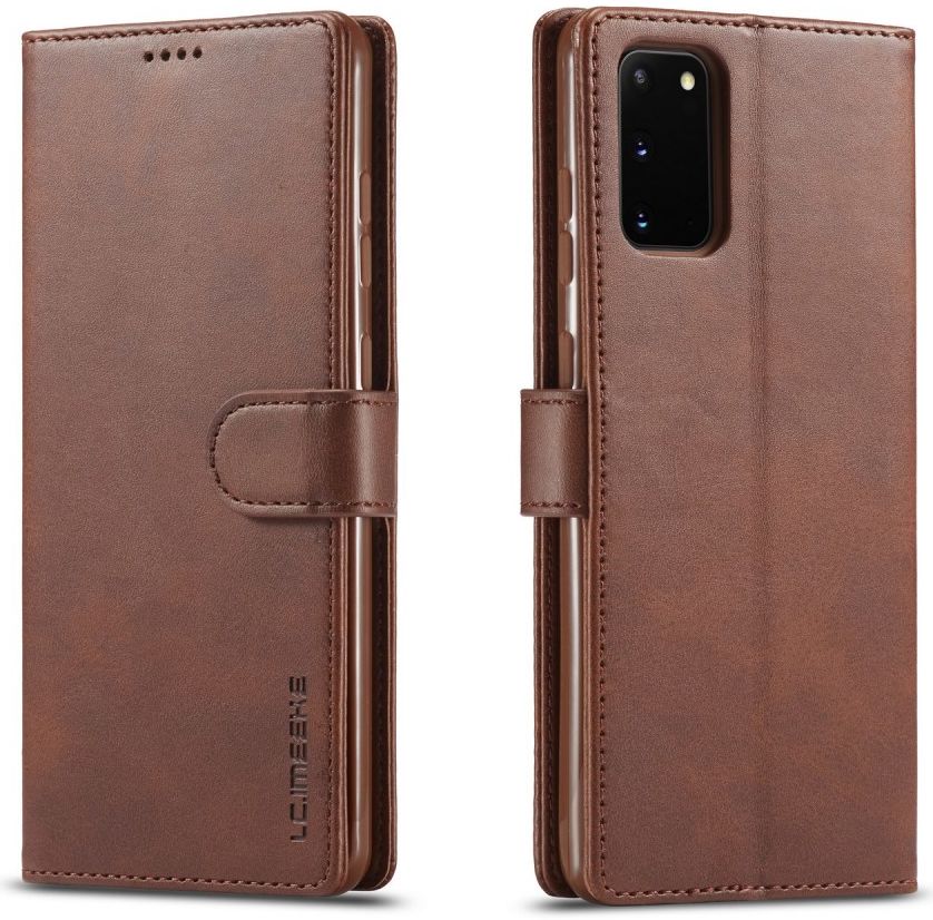 Samsung Galaxy S20 Retro Book Case Portemonnee Hoesje Bruin afbeelding 6