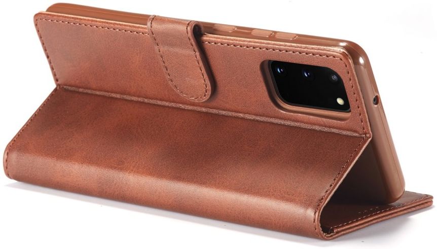 Samsung Galaxy S20 Retro Book Case Portemonnee Hoesje Bruin afbeelding 4