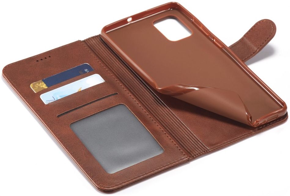 Samsung Galaxy S20 Retro Book Case Portemonnee Hoesje Bruin afbeelding 16