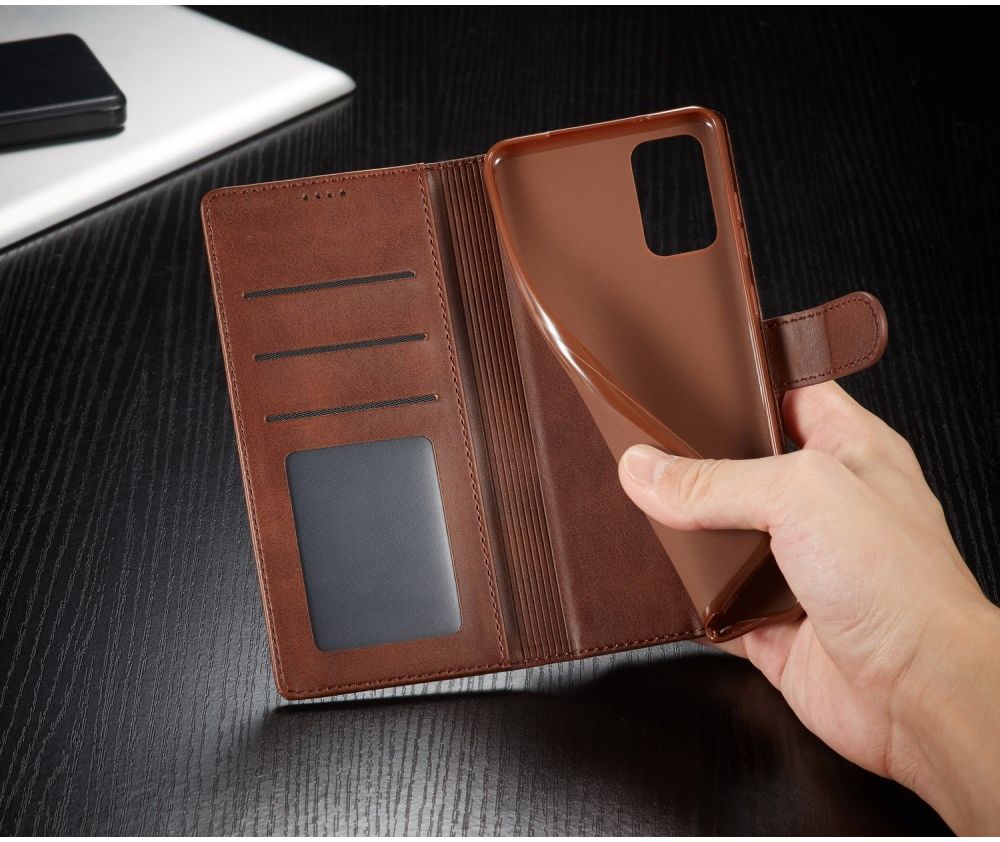 Samsung Galaxy S20 Retro Book Case Portemonnee Hoesje Bruin afbeelding 13