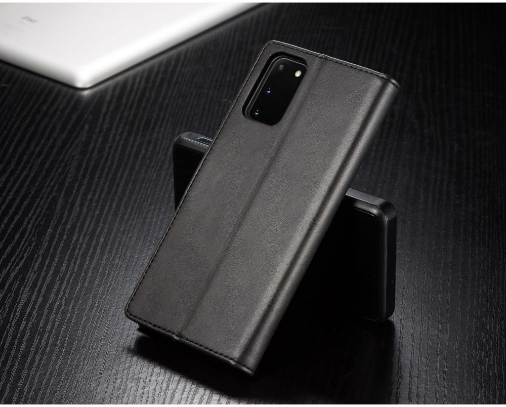 Samsung Galaxy S20 Retro Book Case Portemonnee Hoesje Zwart afbeelding 6