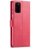 Samsung Galaxy S20 Retro Book Case Portemonnee Hoesje Roze
