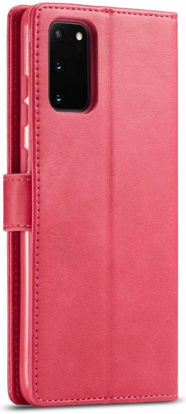 Samsung Galaxy S20 Retro Book Case Portemonnee Hoesje Roze afbeelding 2