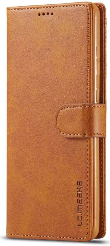 Samsung Galaxy S20 Retro Book Case Portemonnee Hoesje Lichtbruin afbeelding 1
