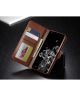 Samsung Galaxy S20 Ultra Retro Book Case Portemonnee Hoesje Coffee