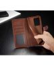 Samsung Galaxy S20 Ultra Retro Book Case Portemonnee Hoesje Coffee