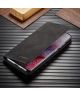 Samsung Galaxy S20 Plus Hoesje Retro Bookcase met Kaarthouder Zwart