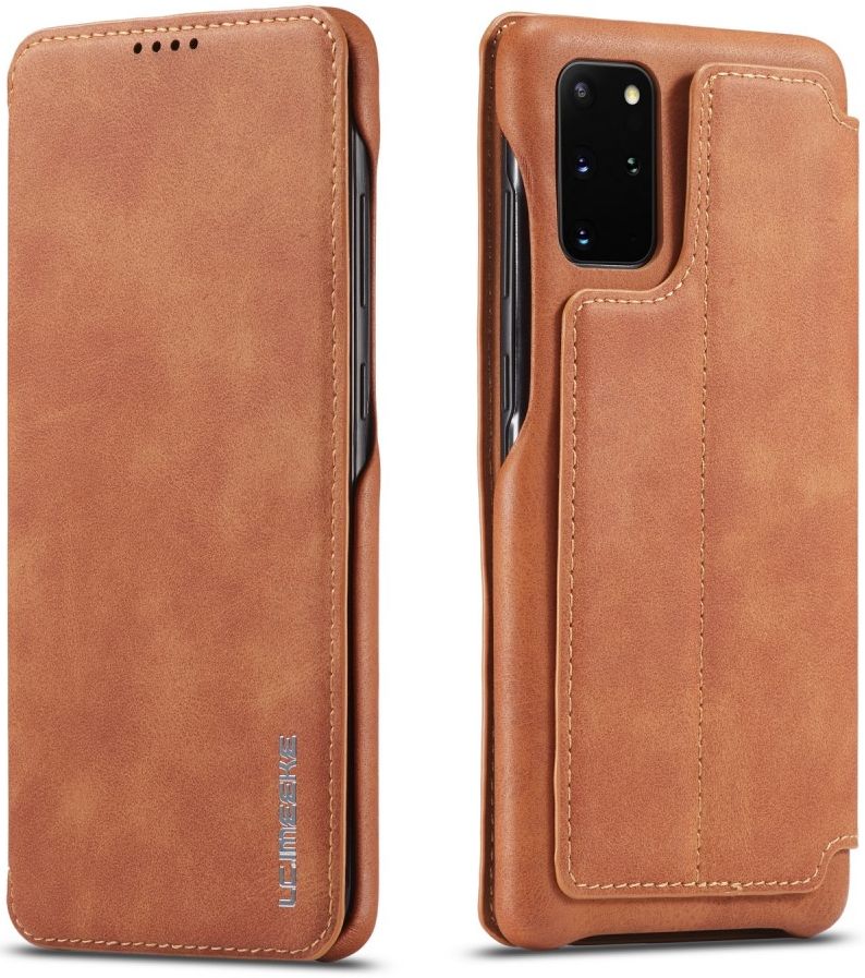 Samsung Galaxy S20 Plus Hoesje Retro Bookcase met Kaarthouder Bruin afbeelding 6