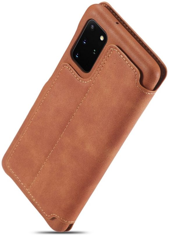 Samsung Galaxy S20 Plus Hoesje Retro Bookcase met Kaarthouder Bruin afbeelding 8