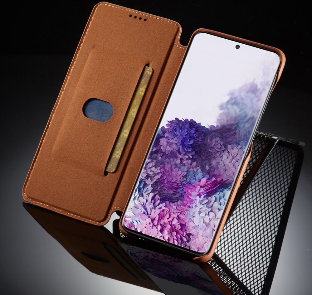 Samsung Galaxy S20 Plus Hoesje Retro Bookcase met Kaarthouder Bruin afbeelding 13