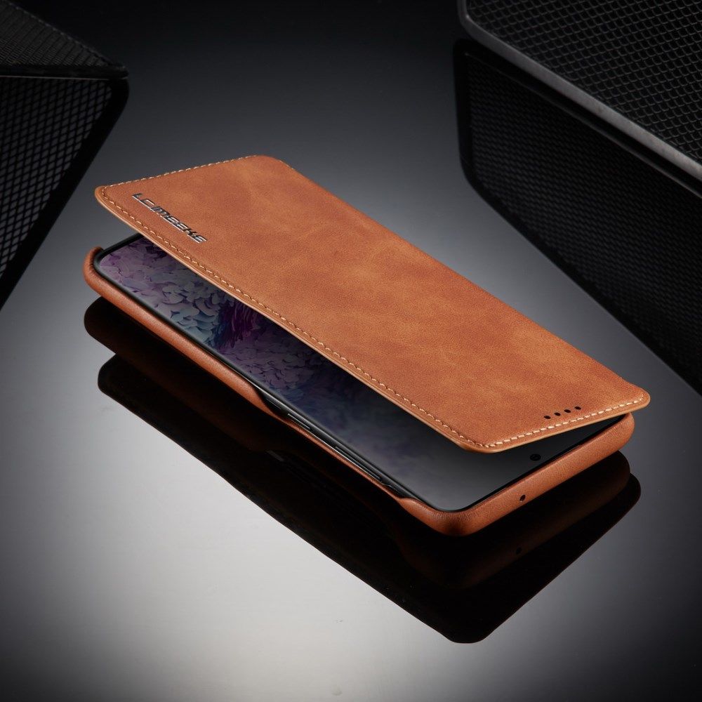 Samsung Galaxy S20 Plus Hoesje Retro Bookcase met Kaarthouder Bruin afbeelding 16