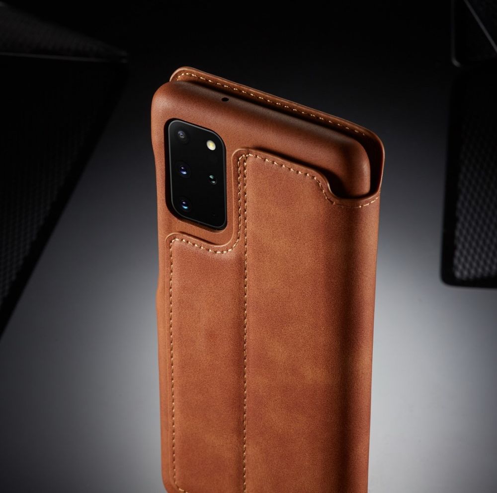 Samsung Galaxy S20 Plus Hoesje Retro Bookcase met Kaarthouder Bruin afbeelding 17