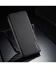 Samsung Galaxy S20 Ultra Hoesje Retro Bookcase met Kaarthouder Zwart