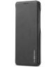 Samsung Galaxy S20 Ultra Hoesje Retro Bookcase met Kaarthouder Zwart