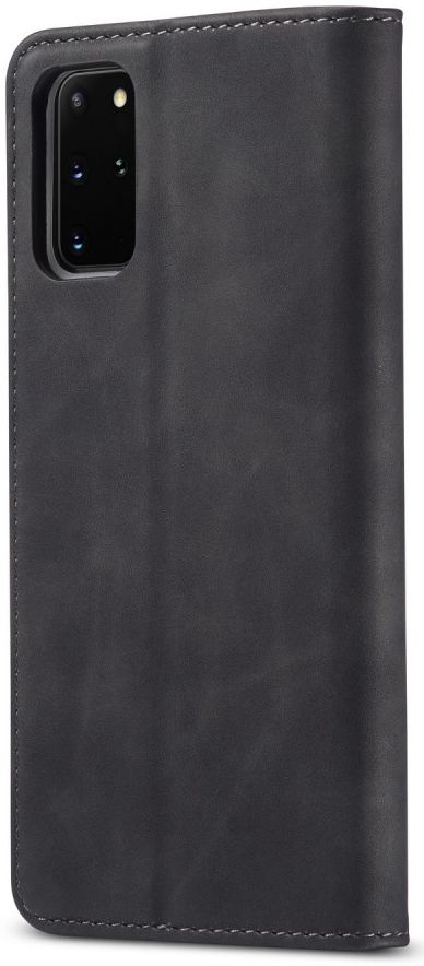 Samsung Galaxy S20 Plus Hoesje Wallet Bookcase Kunstleer Zwart afbeelding 2