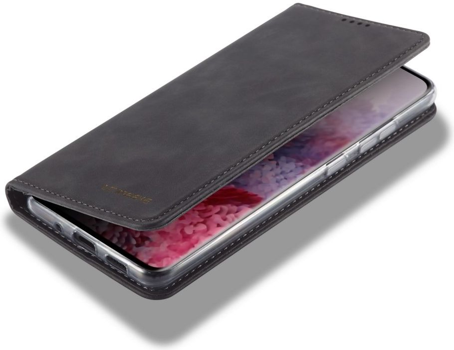 Samsung Galaxy S20 Plus Hoesje Wallet Bookcase Kunstleer Zwart afbeelding 4