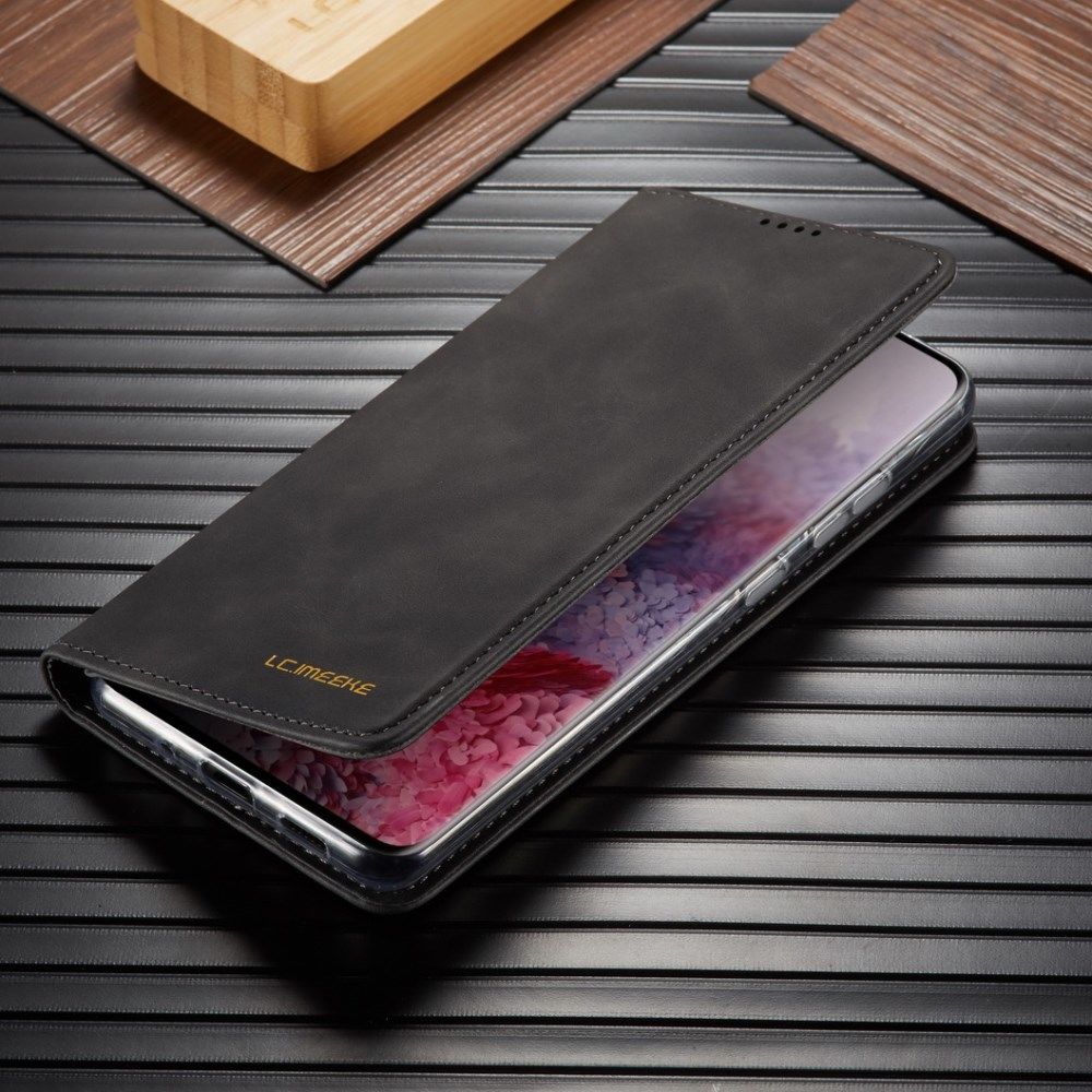 Samsung Galaxy S20 Plus Hoesje Wallet Bookcase Kunstleer Zwart afbeelding 13