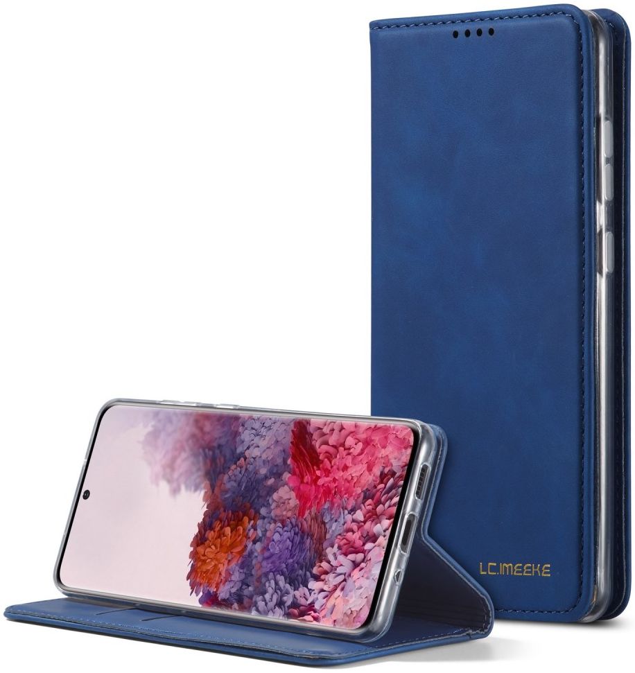 Samsung Galaxy S20 Plus Hoesje Wallet Bookcase Kunstleer Blauw afbeelding 15