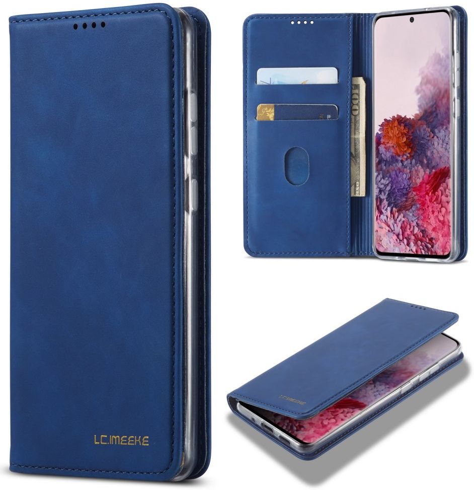 Samsung Galaxy S20 Plus Hoesje Wallet Bookcase Kunstleer Blauw afbeelding 16