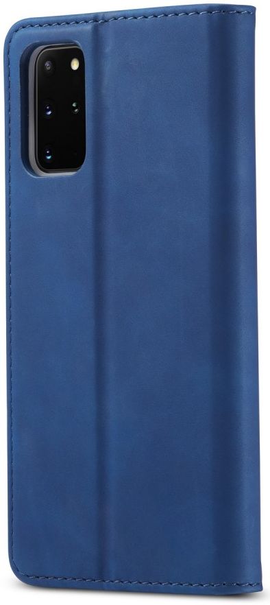 Samsung Galaxy S20 Plus Hoesje Wallet Bookcase Kunstleer Blauw afbeelding 2