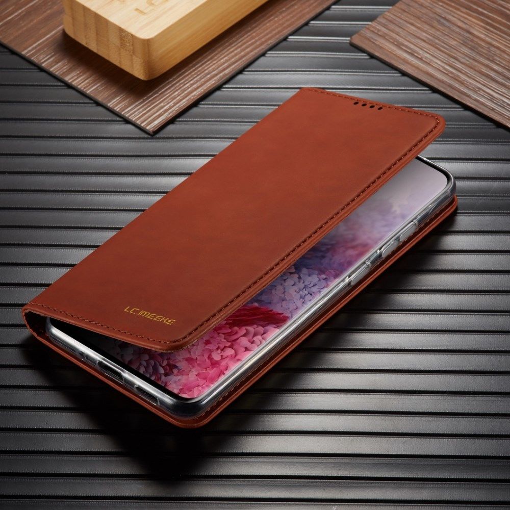 Samsung Galaxy S20 Plus Hoesje Wallet Bookcase Kunstleer Bruin afbeelding 14