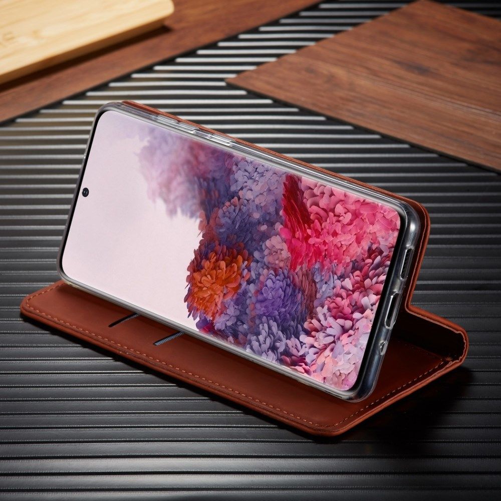 Samsung Galaxy S20 Plus Hoesje Wallet Bookcase Kunstleer Bruin afbeelding 16