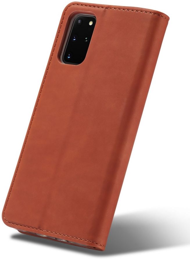 Samsung Galaxy S20 Plus Hoesje Wallet Bookcase Kunstleer Bruin afbeelding 9