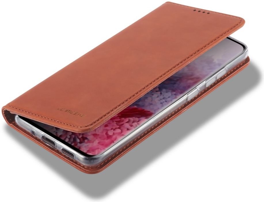 Samsung Galaxy S20 Plus Hoesje Wallet Bookcase Kunstleer Bruin afbeelding 5
