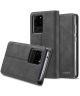 Samsung Galaxy S20 Ultra Hoesje Wallet Bookcase Kunstleer Zwart