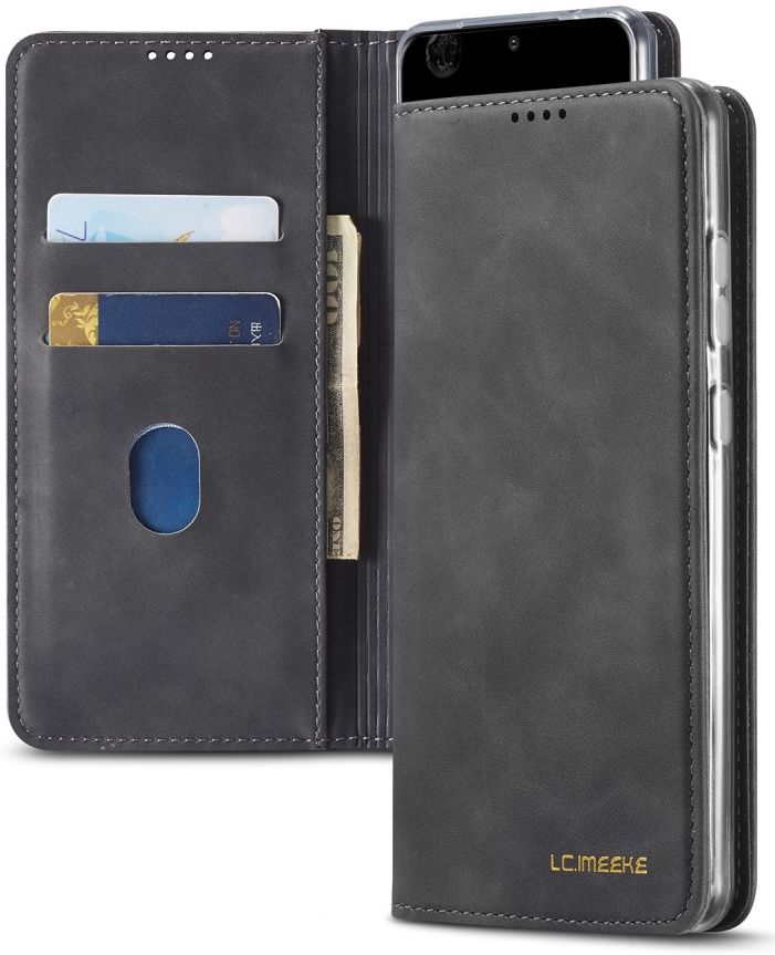 Samsung Galaxy S20 Ultra Hoesje Wallet Bookcase Kunstleer Zwart afbeelding 16