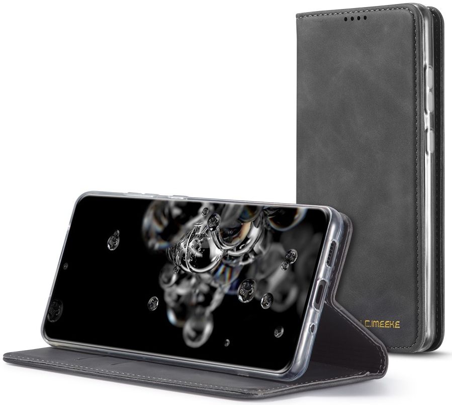 Samsung Galaxy S20 Ultra Hoesje Wallet Bookcase Kunstleer Zwart afbeelding 18