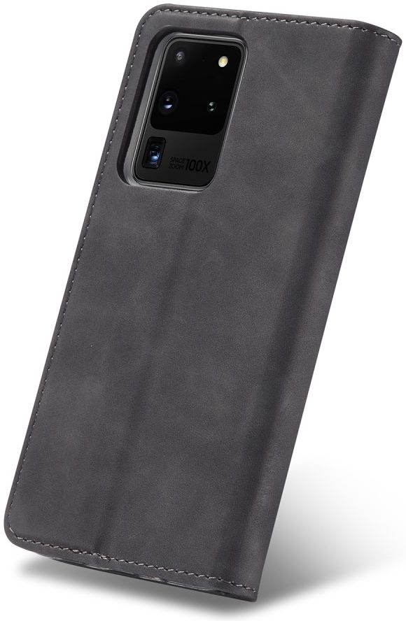Samsung Galaxy S20 Ultra Hoesje Wallet Bookcase Kunstleer Zwart afbeelding 9