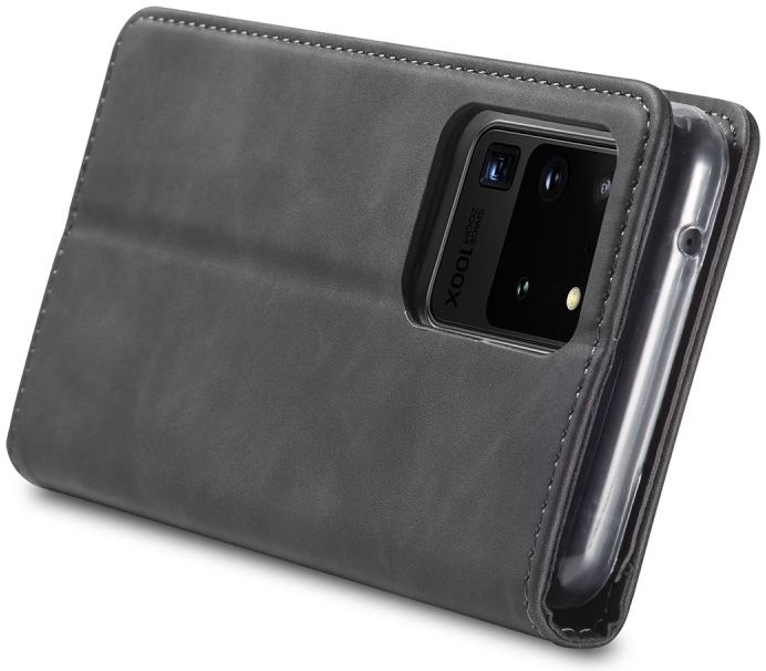 Samsung Galaxy S20 Ultra Hoesje Wallet Bookcase Kunstleer Zwart afbeelding 10